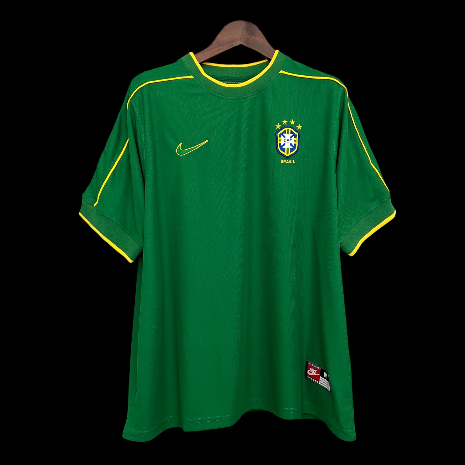 Brésil Maillot Gardien Rétro 1998 - Vue 1